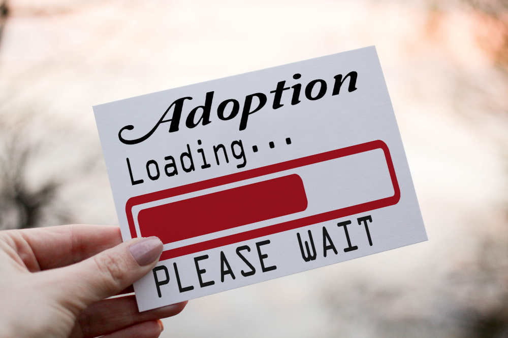 Adoption Loading Please Wait Card, Congratulations Adoption